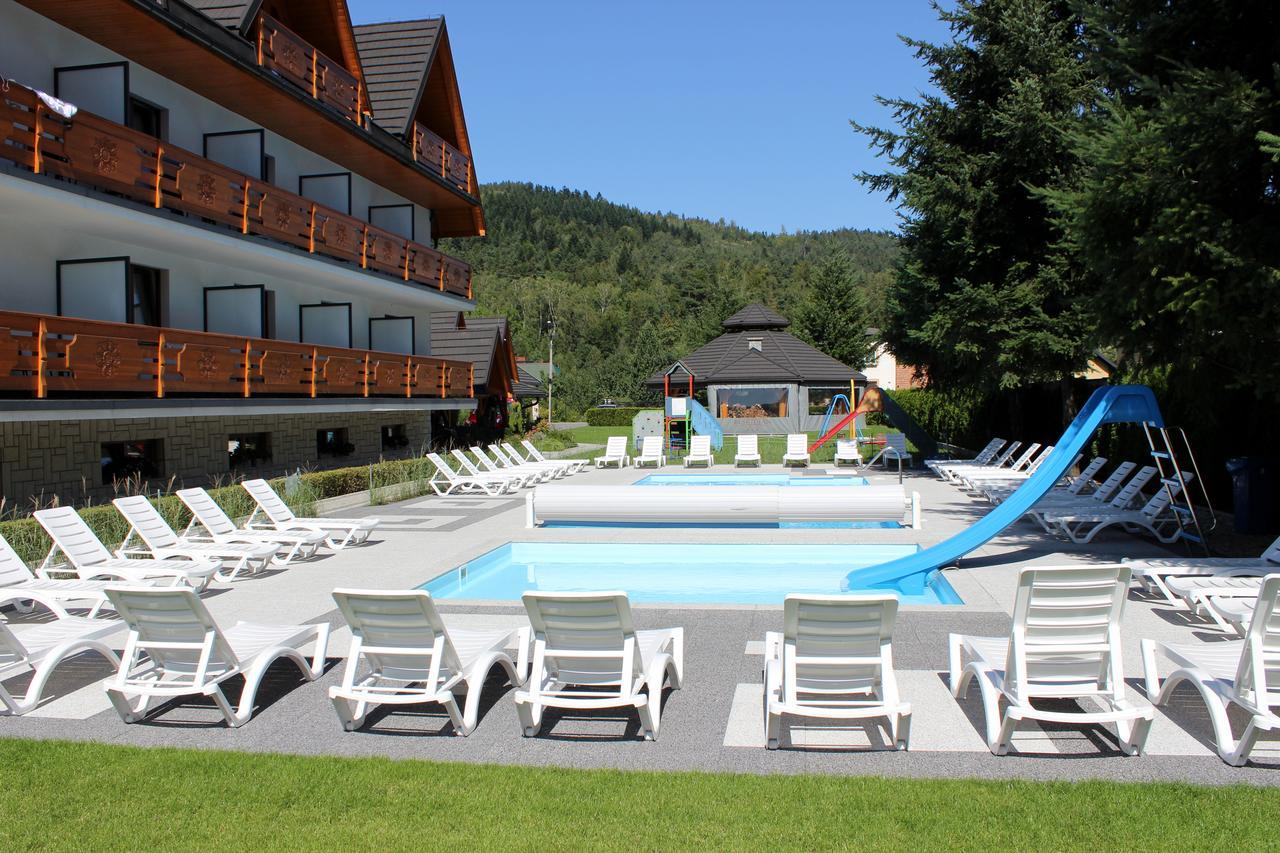 Hotel Beskidian Wegierska Gorka Esterno foto
